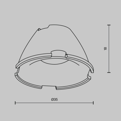 Линза Accessories LensD35-18